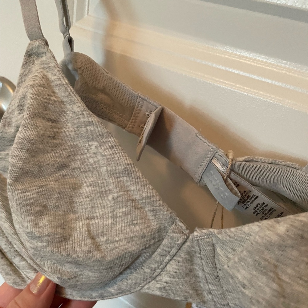 Skims Cotton Jersey TShirt Bra Gem